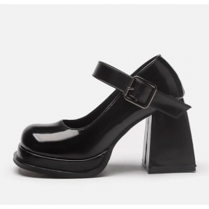 [人氣日系小皮鞋] No.39 - 9cm Platform Mary Jane LOAFERS 3958